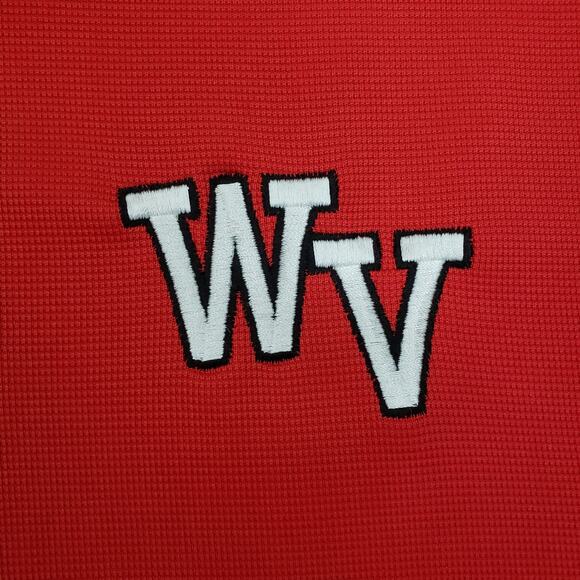 Nike WV Team Polo Shirt Dri-Fit Red White Swoosh Men XL X-Large - Picture 5 of 12